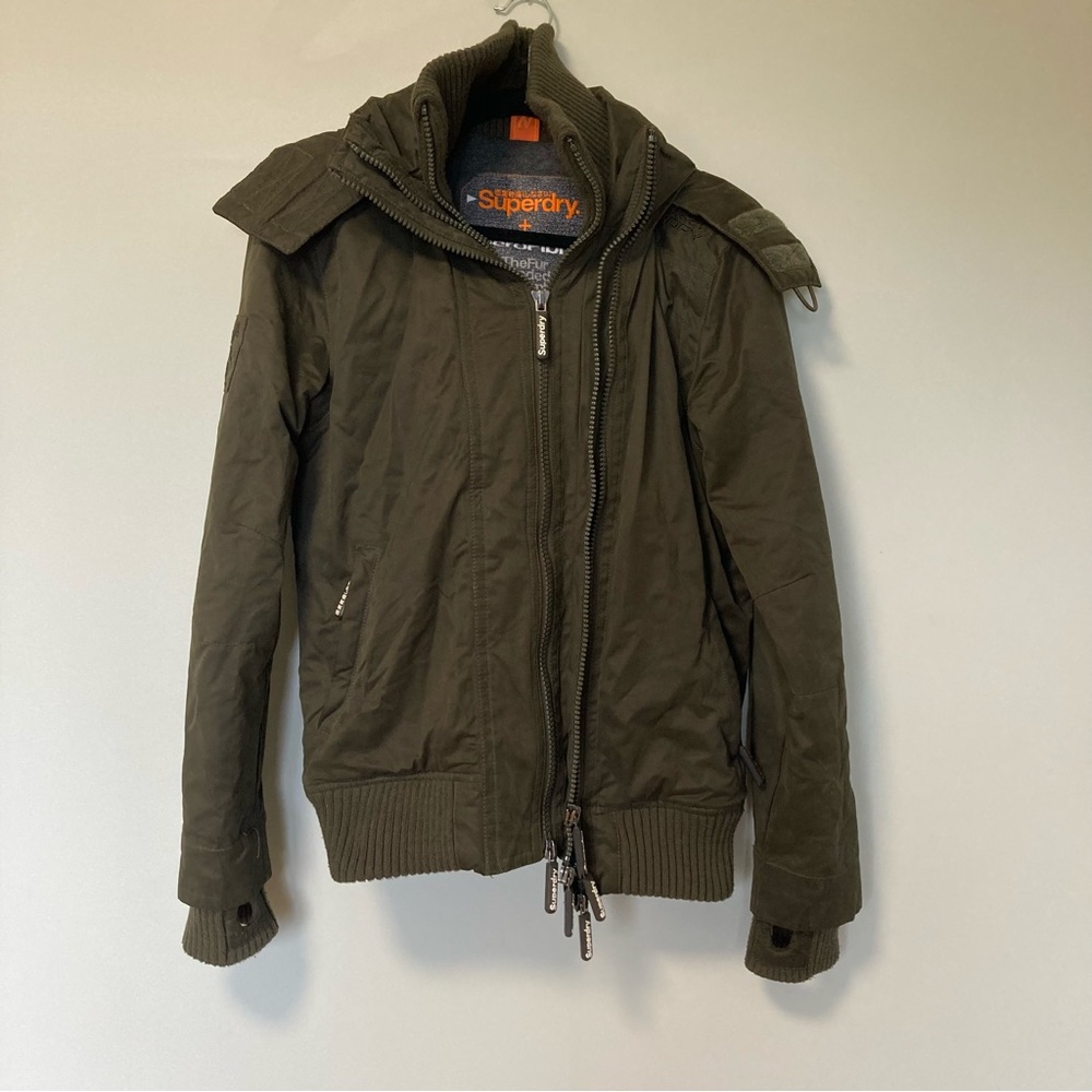 Superdry Olive Bomber Jacket